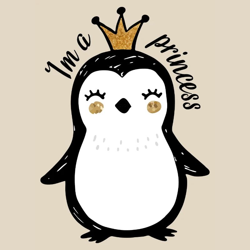 Cute Penguin Queen Design