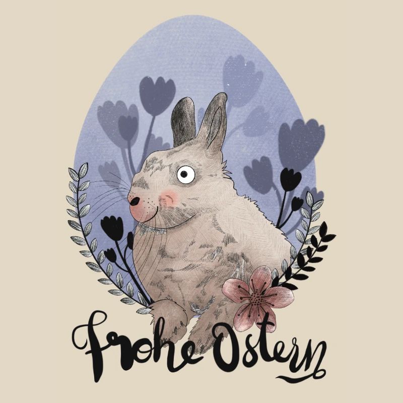 Easter Bunny Illustration Happy Easter