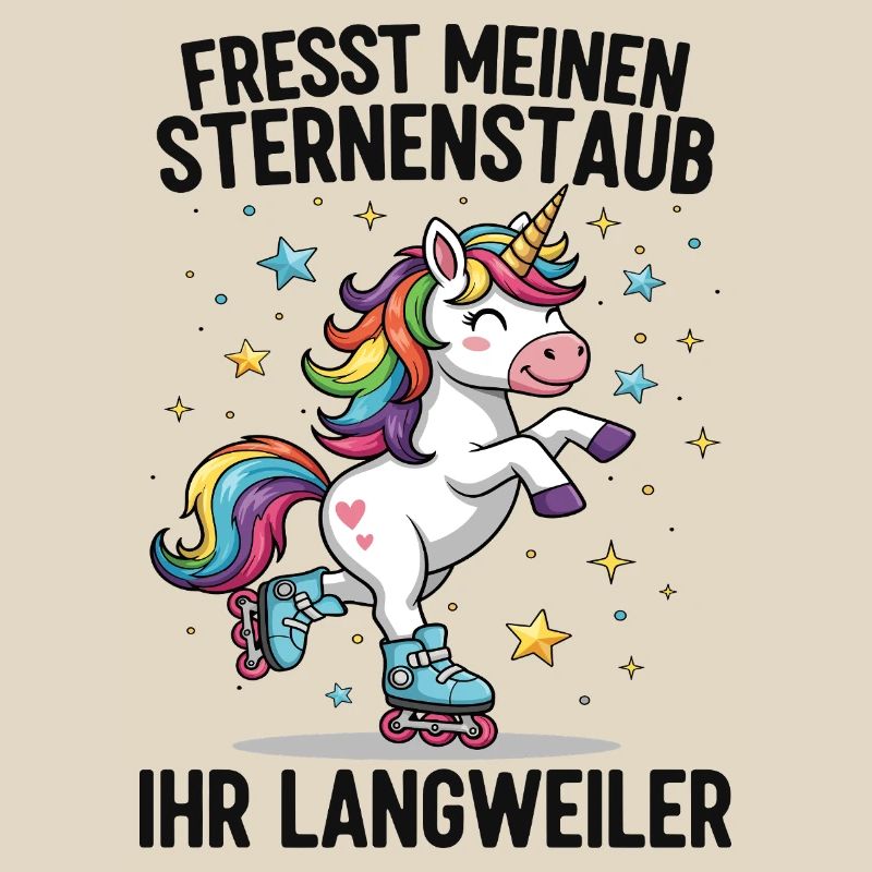 Rollschuh Einhorn