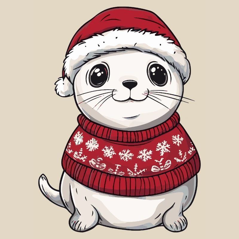 Noël de l’animal du phoque