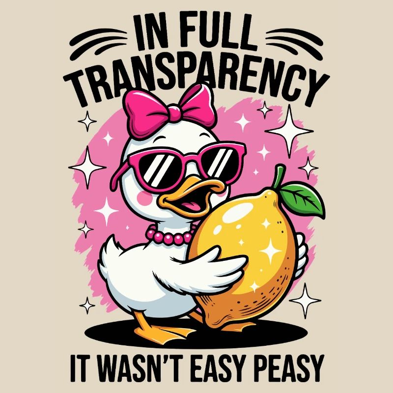 Sweet Duck with Lemon – In Full Transparency Fun