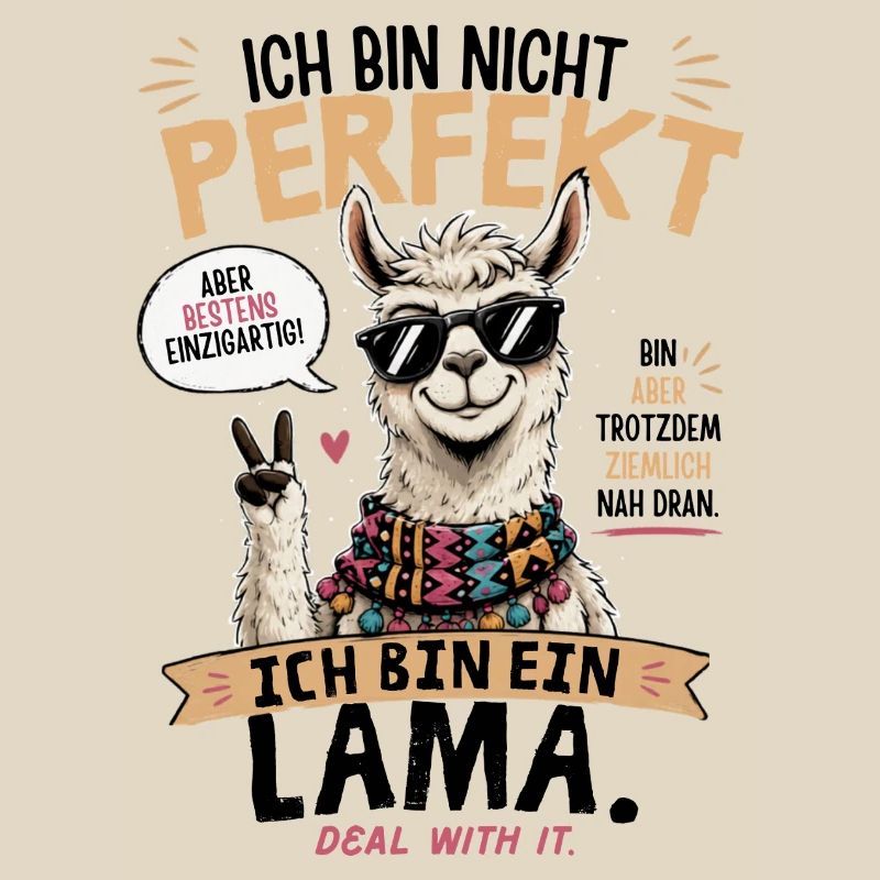 Perfekt: Einzigartige Llama-Style Illustration
