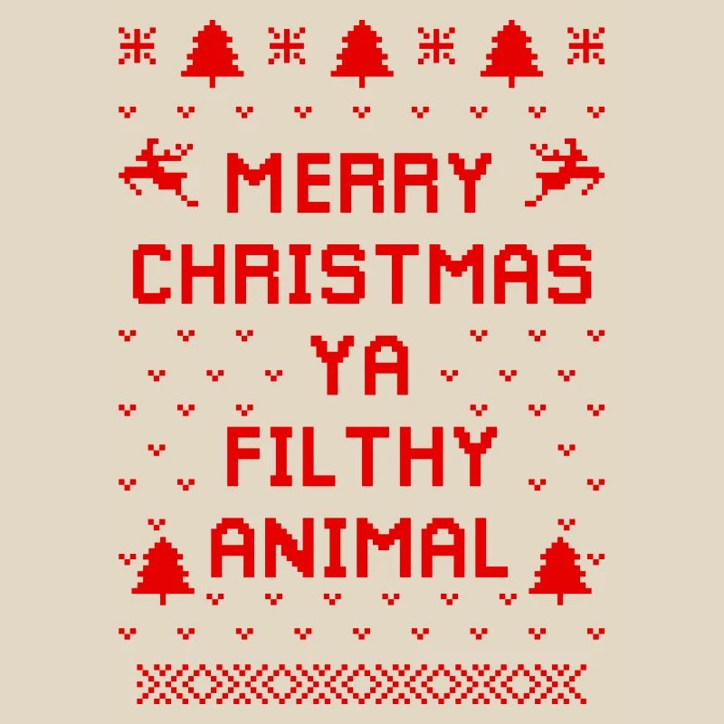 Humorvoller Weihnachts-Tierpullover