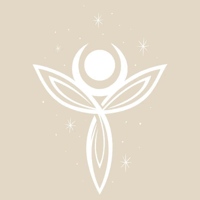 Déesse Lune Déesse Trinity Triquetra