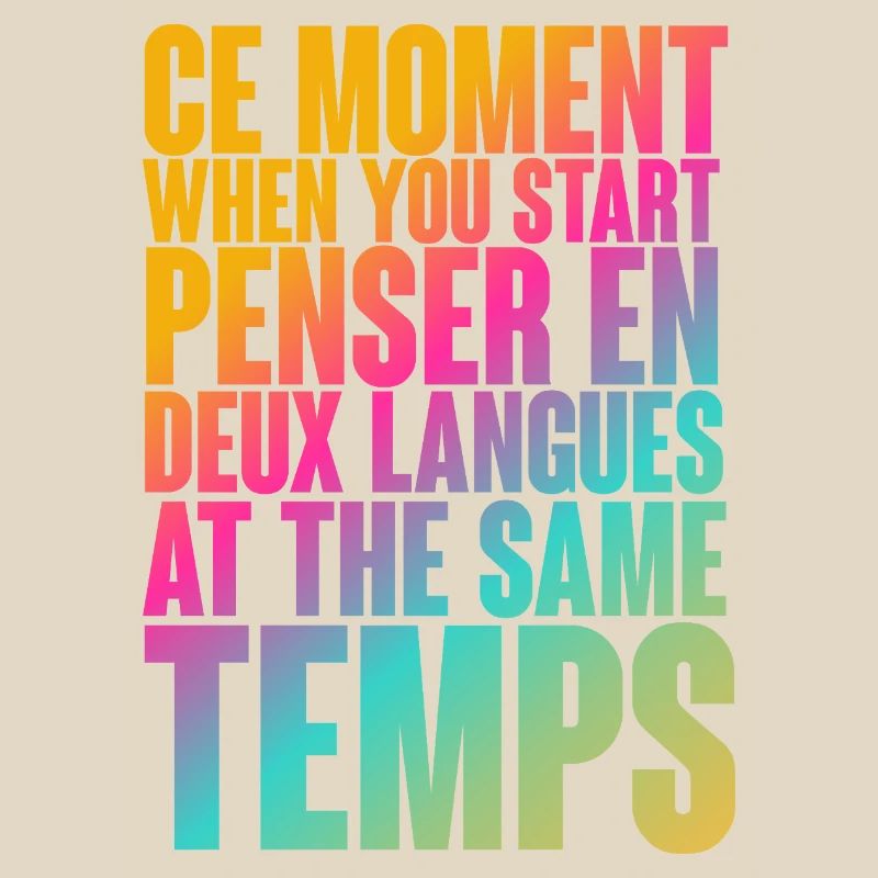 Multilingual Thought Time Print
