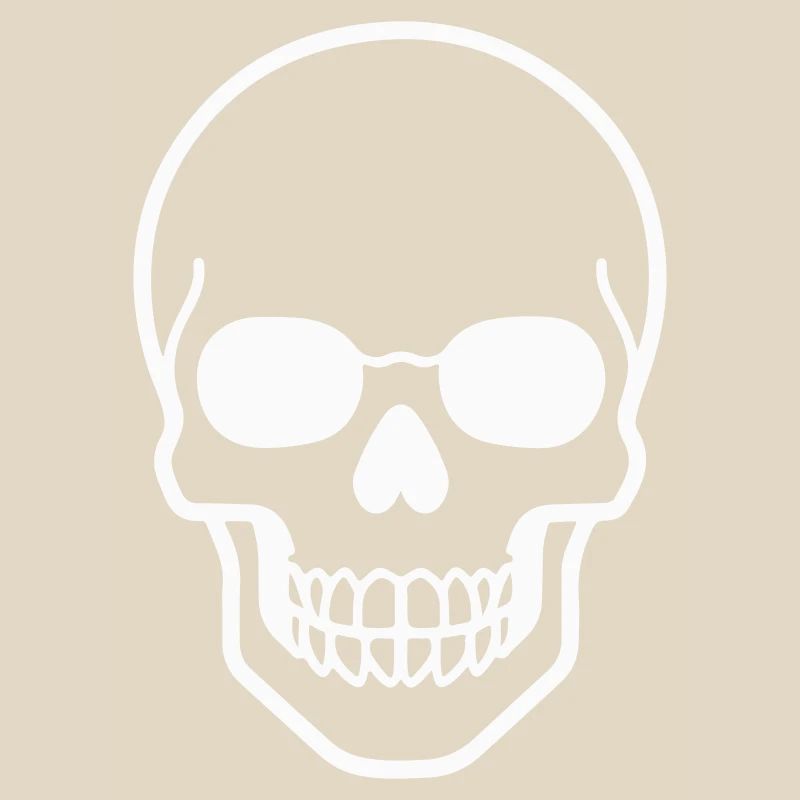 Minimalist skull design
