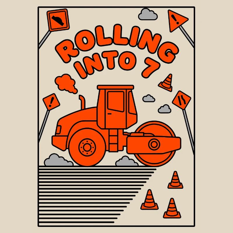 Rolling Into 7 Steamroller