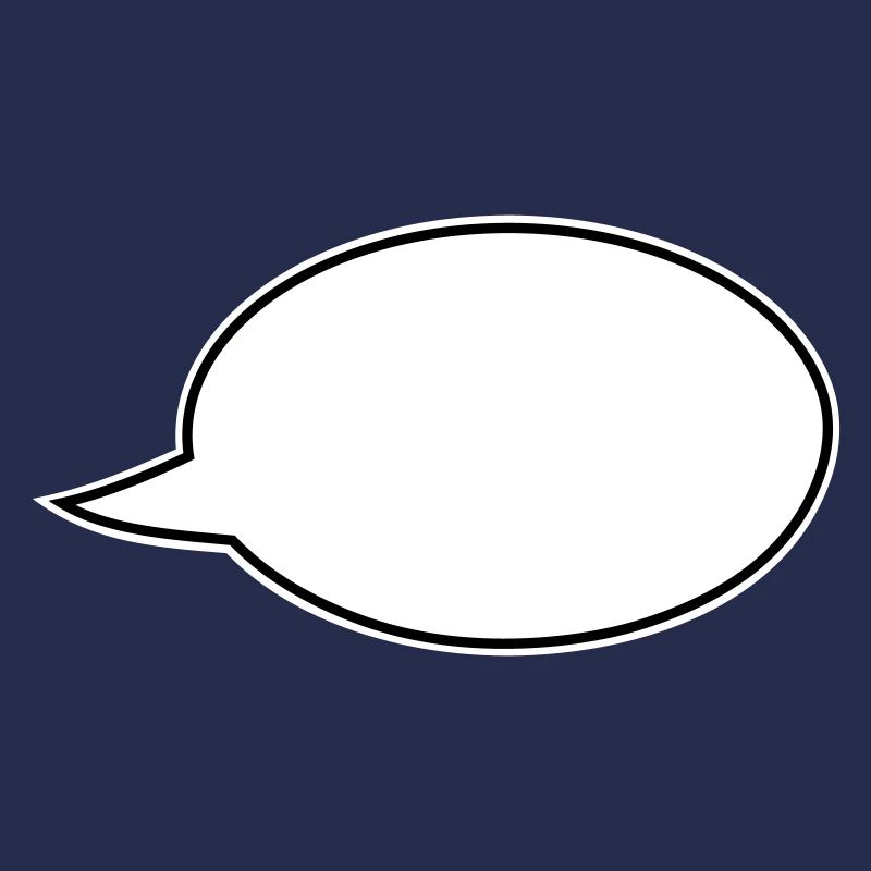 Speech bubble comic right