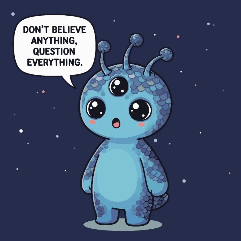 Cute Alien: Statement - Question everything
