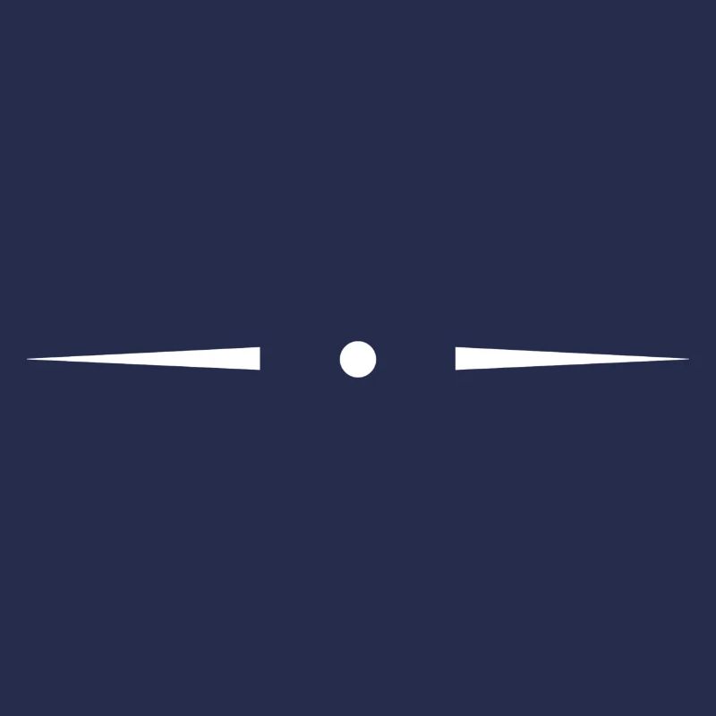 Thin header separator with dot