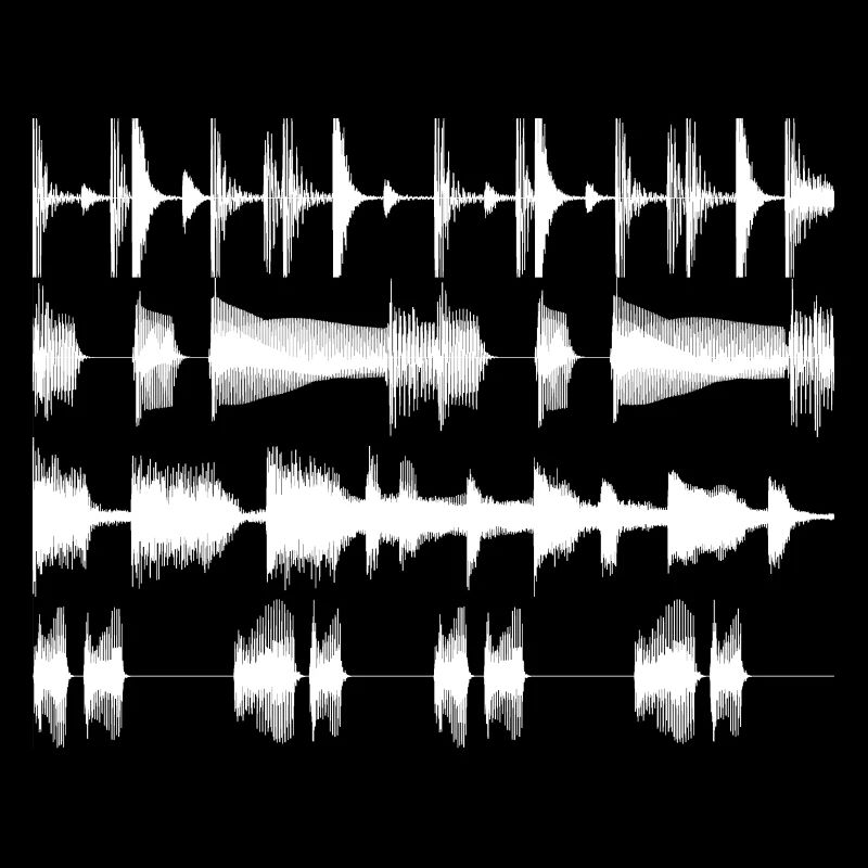 White waveforms