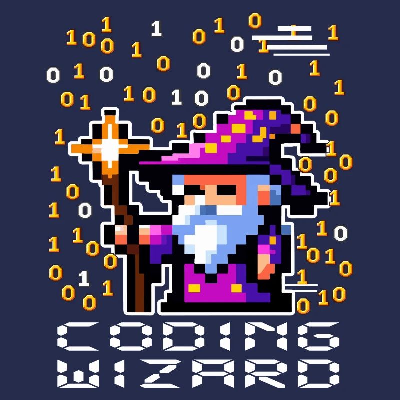 Zauberer-Pixel-Code