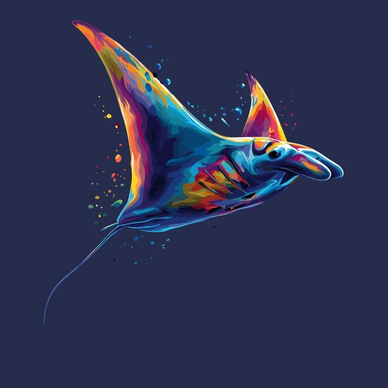 Manta Ray, Devil Ray, Stingray, Diver