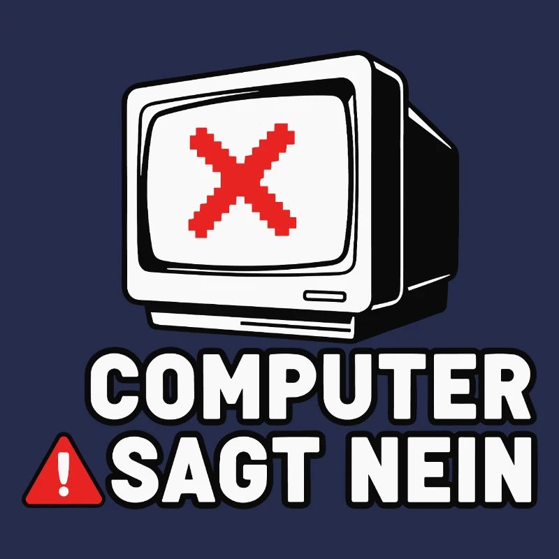 Computer Says No Retro Pixel