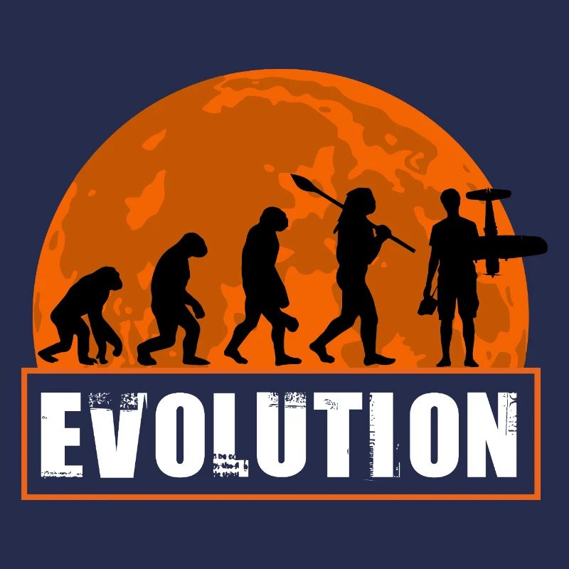 Funny RC_Plane Human Evolution RC Flight Owner