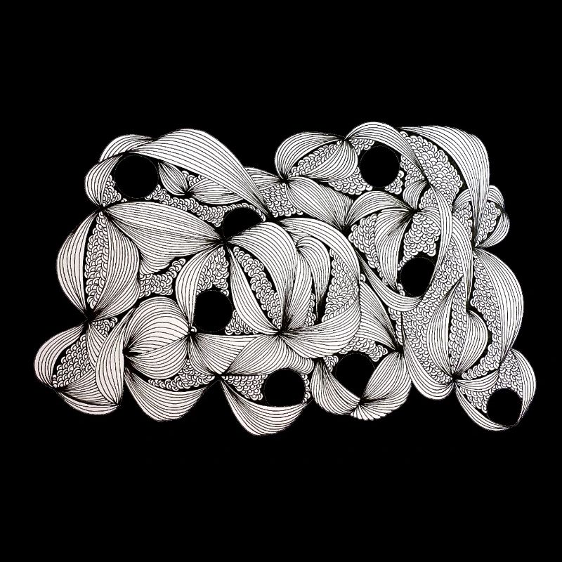 Lined Leaf Weave Pattern