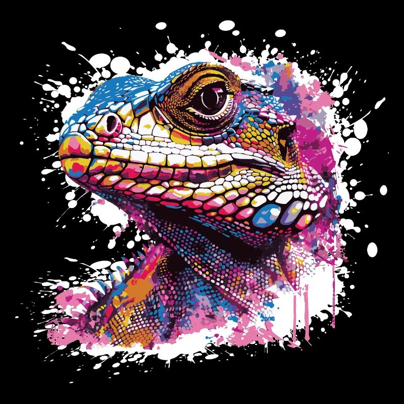 Graffiti de lézard