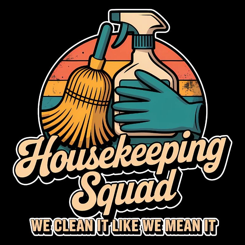 Divertente design di pulizia