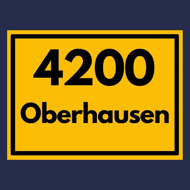 OLD POSTCODE POSTCODE RETRO 4200 OBERHAUSEN RUHR