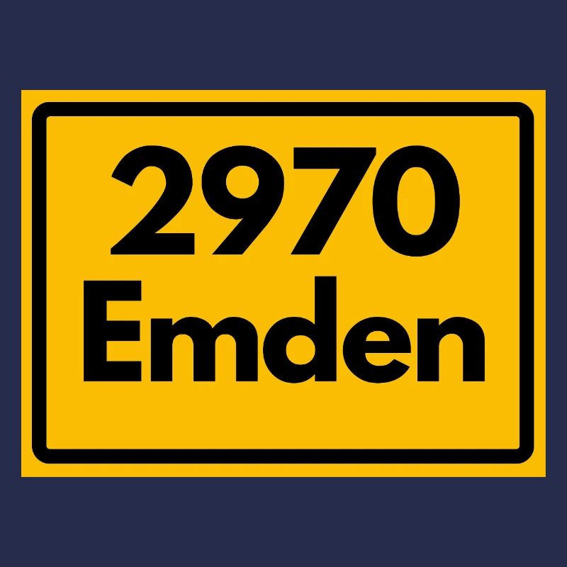 OLD POSTCODE ZIP CODE RETRO ⚓ 2970 Emden Moin moin