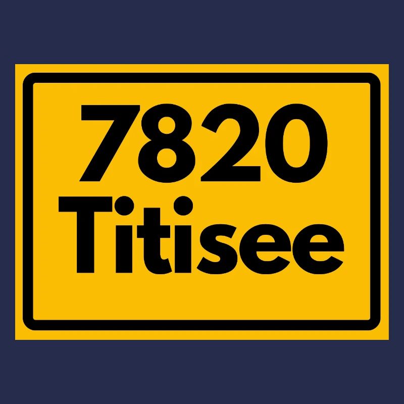 OLD POSTCODE POSTCODE RETRO 7820 TITISEE HEIMAT