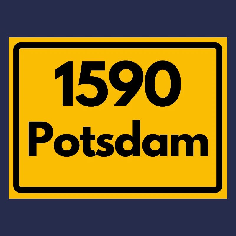 OLD POSTCODE POSTCODE RETRO 1590 POTSDAM HEIMAT