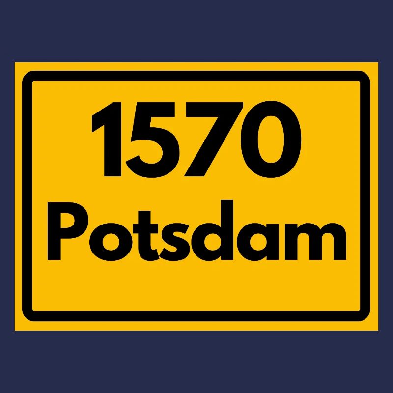OLD POSTCODE POSTCODE RETRO 1570 POTSDAM HEIMAT