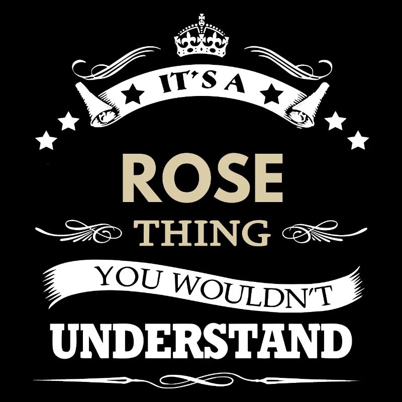 Es ist ein Rose Thing Custom Name Geschenk