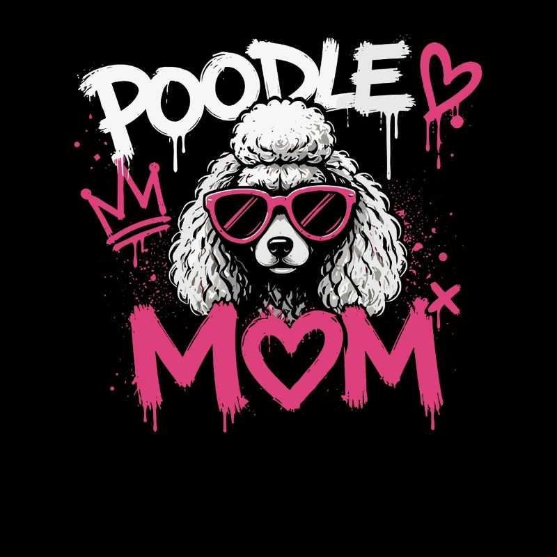 Pudel Mama Graffiti Pink