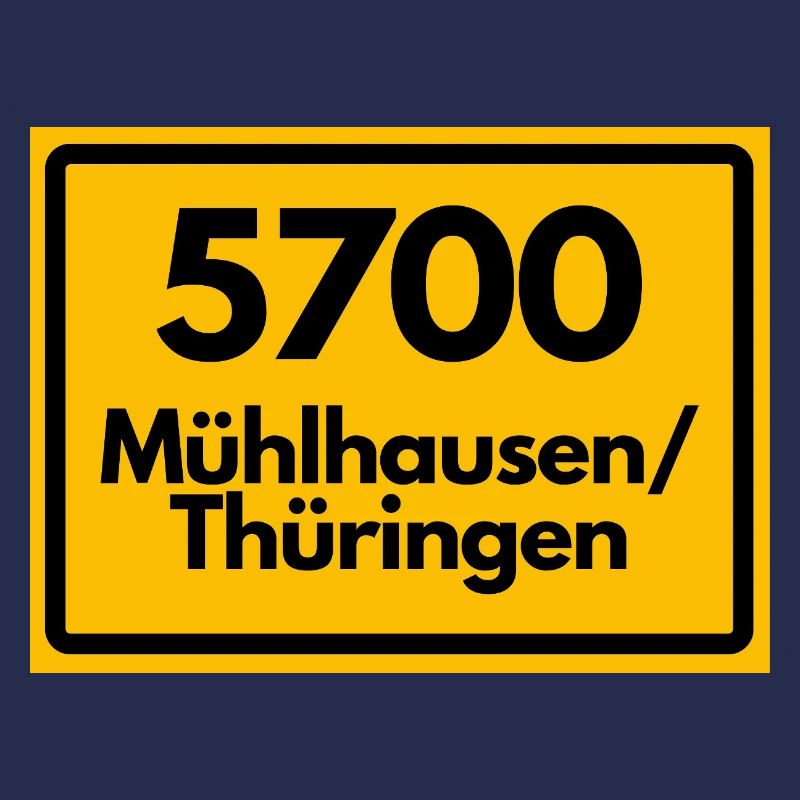 OLD POSTCODE 5700 MÜHLHAUSEN THURINGIA