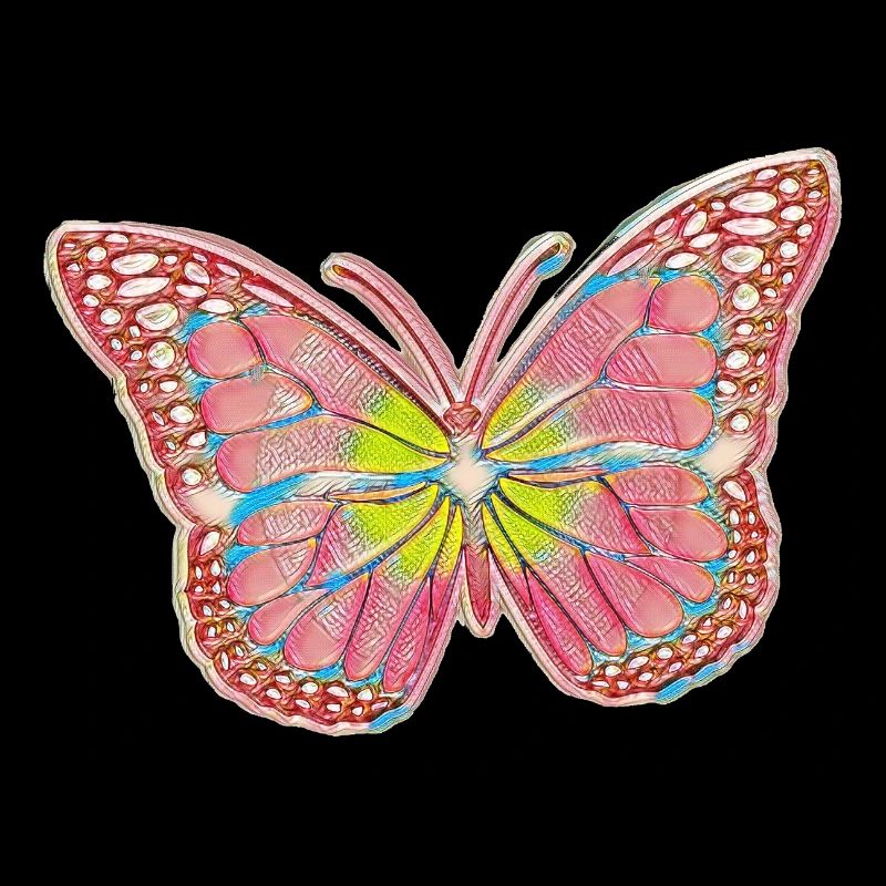 Conception magique de conte de fées papillon