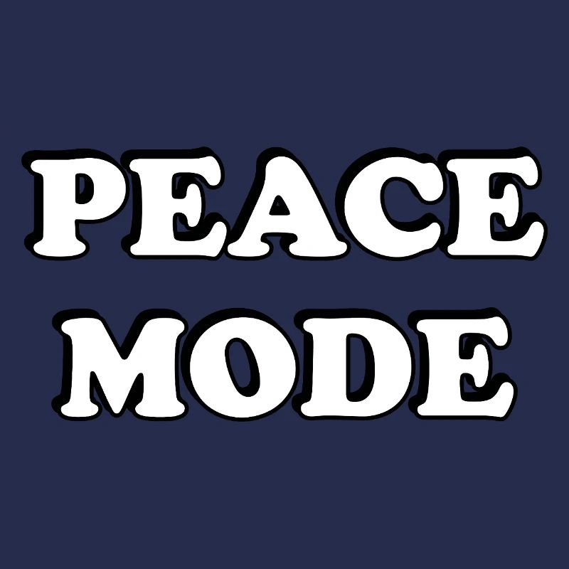 Peace Mode Bold Typography Tee