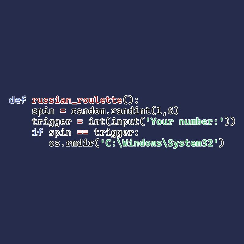 Python Russisches Roulette