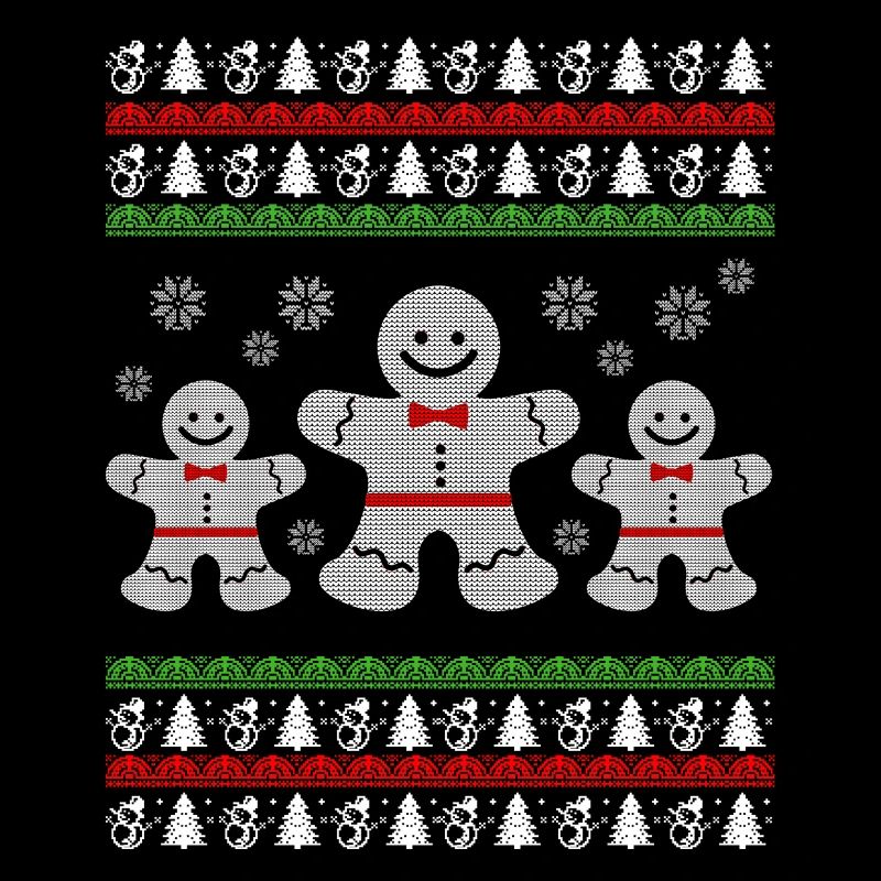 Petits gâteaux de Noël vilain petit cadeau de Noël Pull