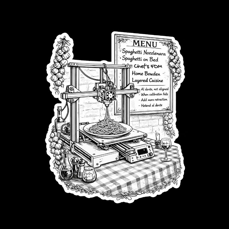 Spaghetti-3D-Drucker