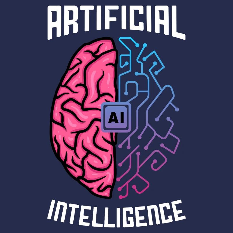 Artificial Intelligence Brain Tech Design