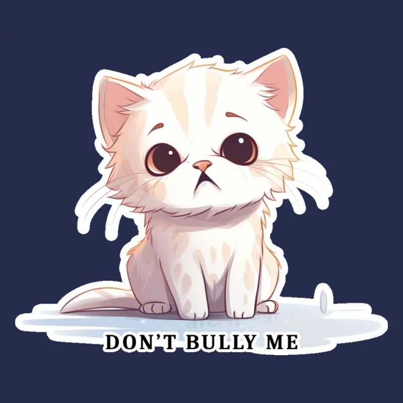 Don’t Bully Me - Chat mignon avec message