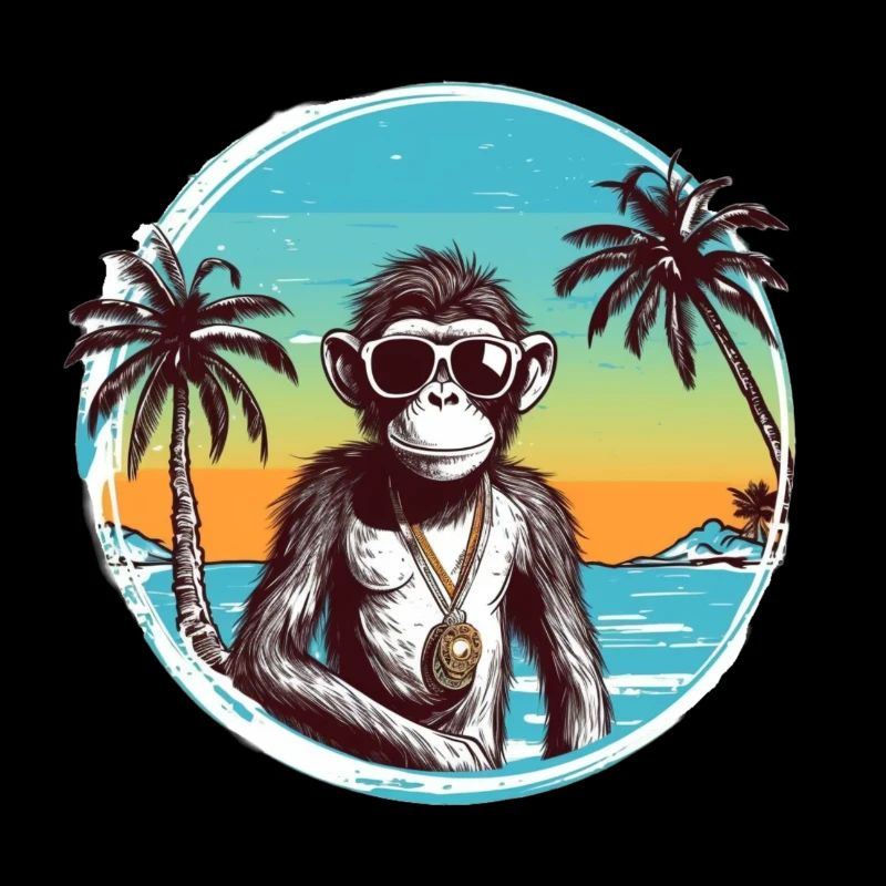 Cool Monkey * Conception de plage d’été