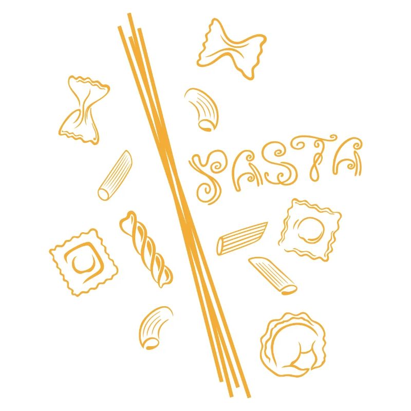 Pasta-Design mit Spaghetti & Nudelformen