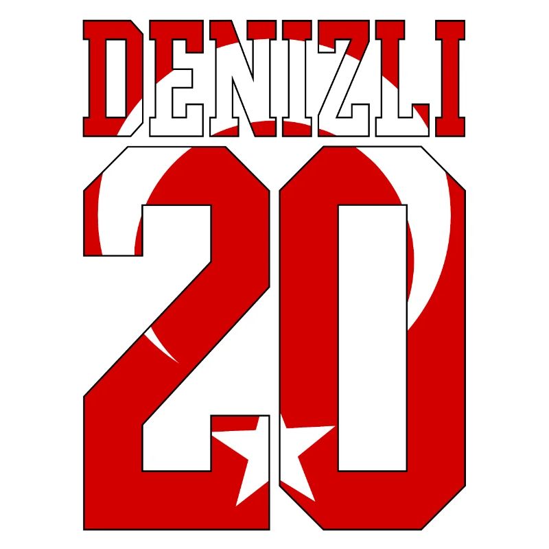 Denizli 20 Turkish Flag