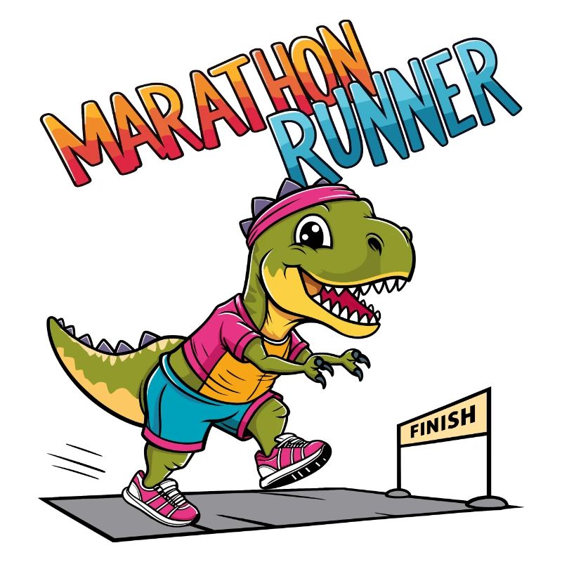 T-Rex Marathon Runner