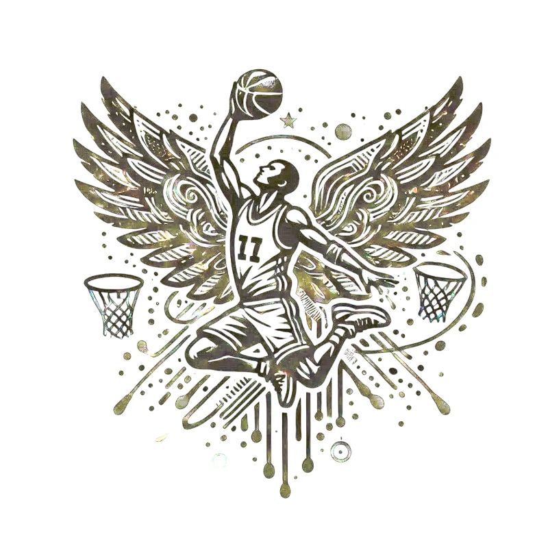 Ala Giocatore di basket Graffiti