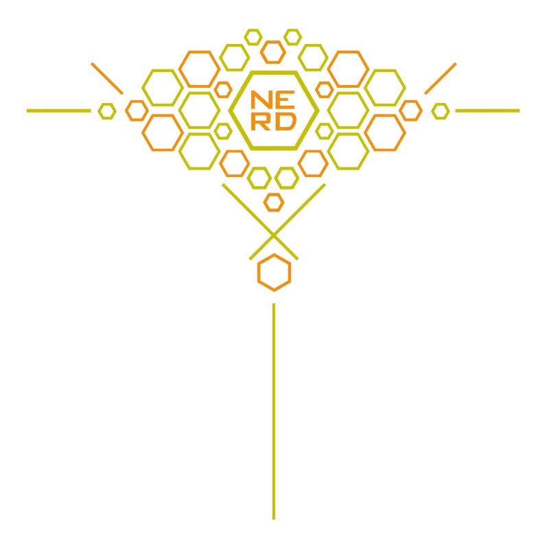 Nerd Hex Pattern Gradient