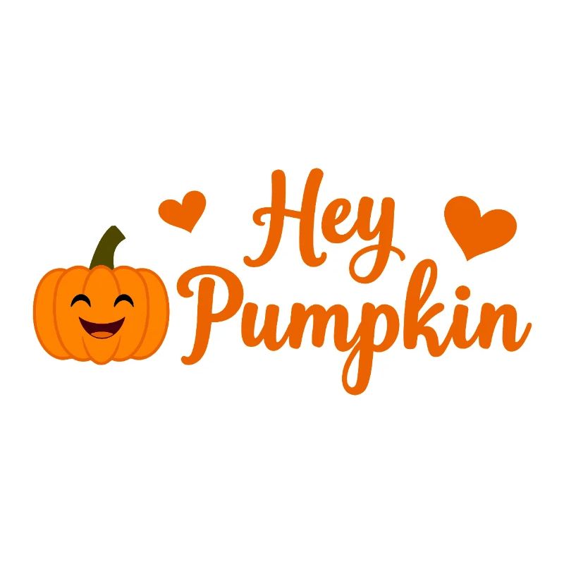 Hey Pumpkin Cute Fall Design