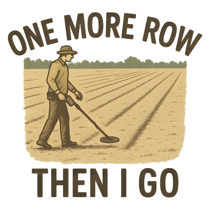 Encore une rangée et je me lance à la détection de métaux pour m’amuser