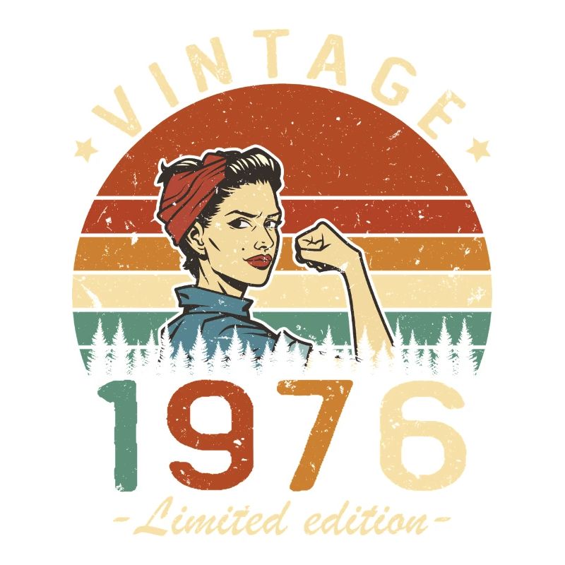 1976 Vintage-Retro-Ehefrau-Geburtstagsgeschenk