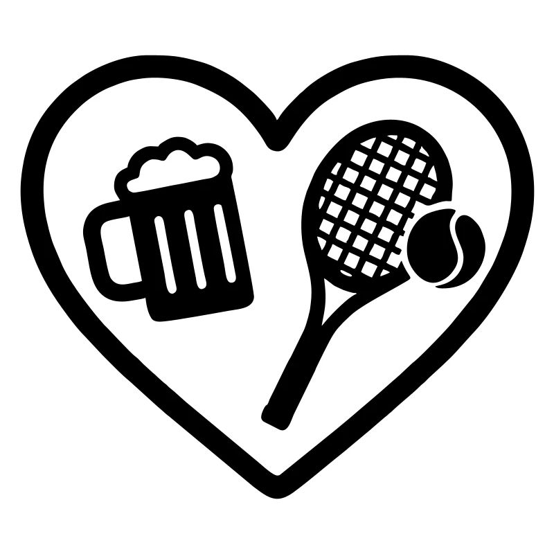 Heart Tennis Bier