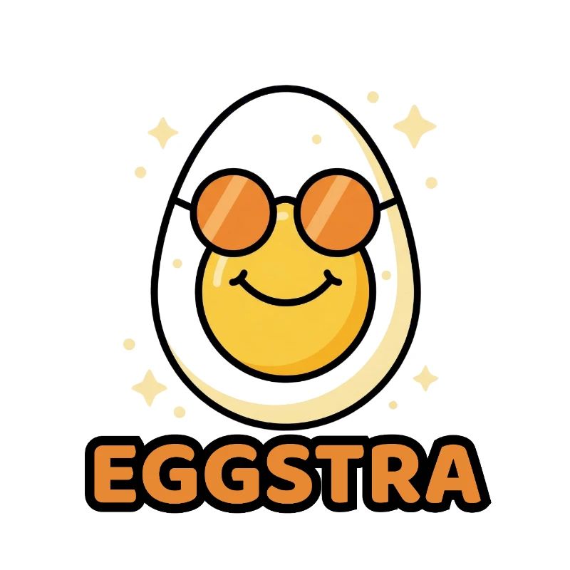EGGSTRA Chill Fashion Egg with Sunglasses Easter