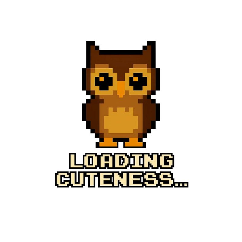 Pixel Eulen Loading Cuteness