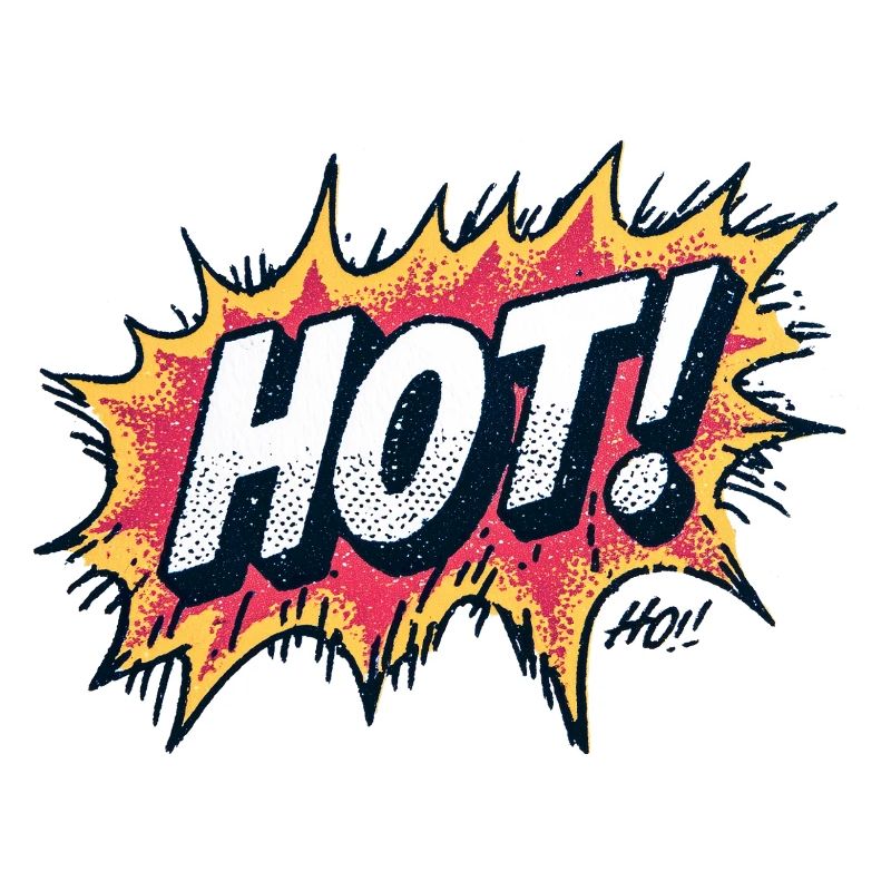 Conception des Explosions de Comics Chauds